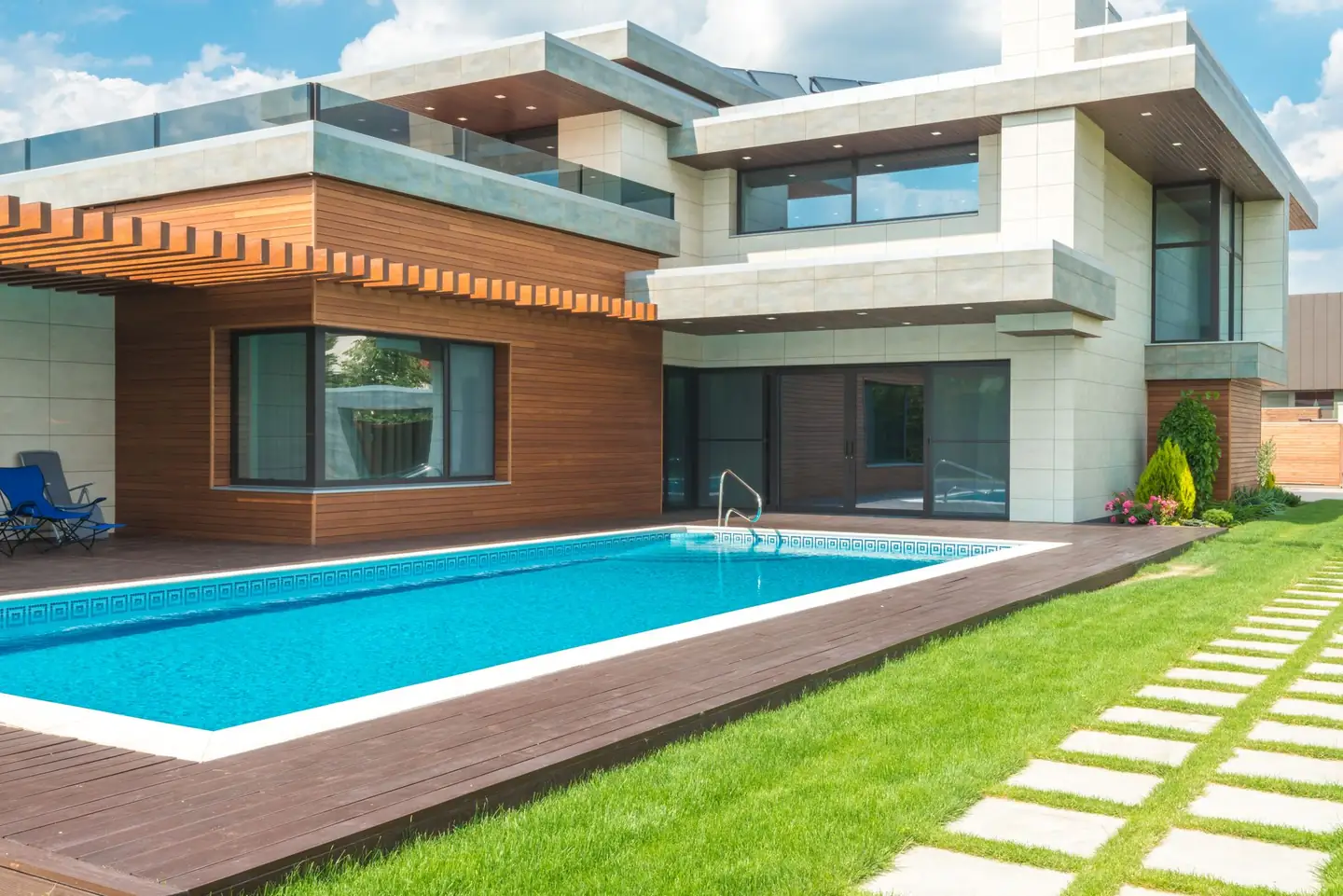 Swimming pool built in Norwest, NSW